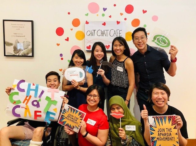 Chit Chat Café organizing team (speech therapist volunteers)
